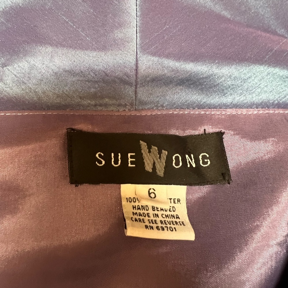 *flash sale* Sue Wong Hand beaded wrap top - Picture 5 of 5